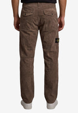 Stone Island Straight-Leg Corduroy Pants Gray L2S153100039-S0446-V0062