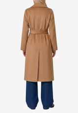 Max Mara Manuela Camel Hair Belted Coat Camel 2621016062600-10562-001