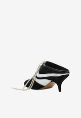 Dries Van Noten 65 Contrast Panel Mules Black 0117240126/T_DRVNO-998
