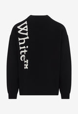 Vertical Bookish Wool Sweater