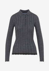 Wool Polo Sweater
