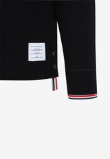 Long-Sleeved Henley T-shirt