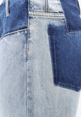 Maison Margiela Patchwork Denim Pants with Four-Stitches Blue S50LA0247S30561988_BLACK_70013945