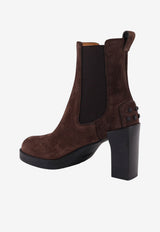 Tod's 90 Suede Leather Ankle Boots Brown XXW79L0JL30RE0S808_Brown_70013993