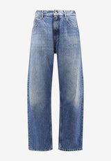 MM6 Maison Margiela Numeric Signature Tag Washed Denim Pants Blue SH0LA0039M30058965_BLUE_70013964