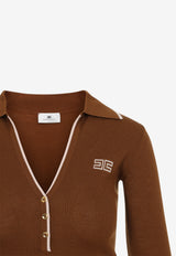 Knit Polo Sweater