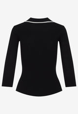 Knit Polo Sweater