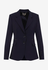 Single-Breasted Buttoned Blazer