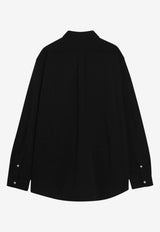 Polo Ralph Lauren Long-Sleeved Logo Shirt Black 710654408089CO/T_POLOR-PB