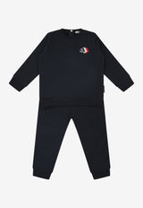 Moncler Kids Baby Boys Tracksuit Set - Set of 2 Blue 8M00007-89AM3778_28626261-b900-4eb6-a6ee-dd4fe98b21c5
