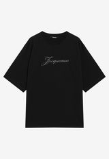 Jacquemus Signature Logo T-shirt Black TSM00639AJ00289/T_JACQM-990