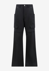 Rick Owens Stefan Cargo Wool Pants Black RU02F4346WT09_BLACK_70217402