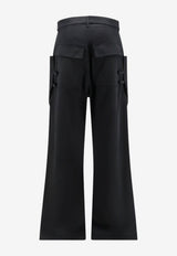 Rick Owens Stefan Cargo Wool Pants Black RU02F4346WT09_BLACK_70217402