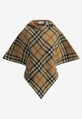 Burberry Kids Boys Vintage Check Poncho with Hood Beige 8131862_1cda6eb0-4514-4df7-9aaa-9d4125412d11