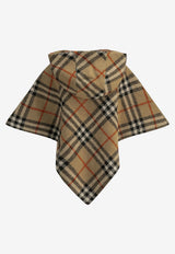 Burberry Kids Boys Vintage Check Poncho with Hood Beige 8131862_1cda6eb0-4514-4df7-9aaa-9d4125412d11