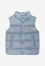 Moncler Kids Baby Boys Bernard Down Vest Light Blue BERNARD1A00016-597Z8715_ea4a1c02-973c-4cb7-8030-578ed01930ac