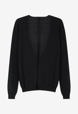 Rick Owens Tower Extreme Wool Sweater Black RP02F5668M09_BLACK_70217788
