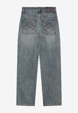 Loewe Anagram Straight Faded Jeans Blue S359Y11XEICO/T_LOEW-6395