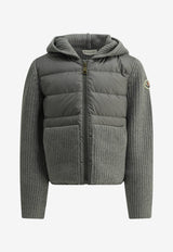 Moncler Kids Girls Classic Knit Sweater Gray 9B00014-M4281988_b67ac685-2844-48d9-bb9c-7e6b372f363b