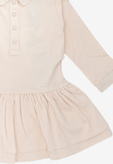 Moncler Kids Babies Polo Ruffled Dress Pink 8I00003-8496F529_953ed1a1-f5c6-47d6-b16f-31d1b4911def