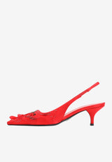 55 Beaded Slingback Pumps