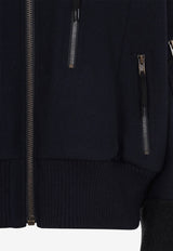 Reversible Spliced Bomber Jacket