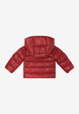 Moncler Kids Babies Maya Padded Jacket Red MAYA-B1A00018-597Z845R_fc1a2eb6-1235-4151-a3a7-f35929a56cd2