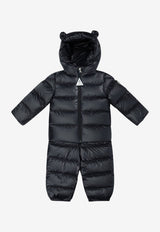 Moncler Kids Babies Deidre Padded Snowsuit Blue DEIDRE1F00001-597YX778_475cdeb2-0d81-42ca-8f49-e00d3b60380c