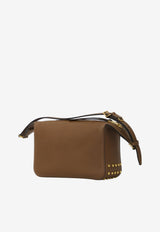 Tod's Mini Metal Dots Leather Shoulder Bag Brown XBWGMTH0100-VRO-S600