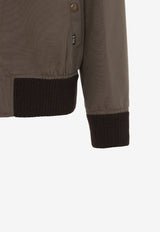 Zip-Up Blouson Jacket