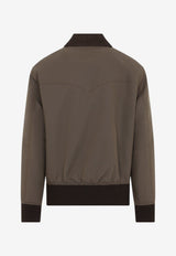 Zip-Up Blouson Jacket