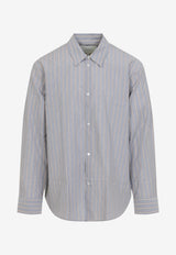 View Oversized Striped Shirt