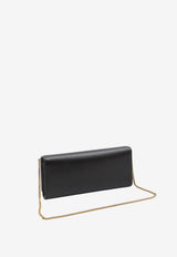 Saint Laurent Kate Baguette Clutch Bag in Grain de Poudre Leather Black 851921-AAGBE-1000