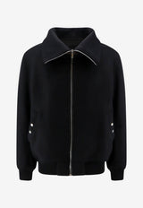 Rick Owens Zip-Up Wool Jacket Black RU02F4751WMT09_BLACK_70217387
