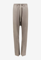 Rick Owens Elastic Waistband Straight-Leg Pants Gray RU02F4380TE34_DUST_70217388