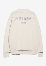 Golden Goose DB Rindley Logo Polo T-shirt Cream GMP02822P002674/T_GOLDE-11560