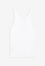 Dolce & Gabbana Logo Patch Tank Top White G8PA8TG7P3I/T_DOLCE-W0800