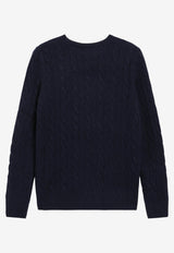 Polo Ralph Lauren Cable Knit Wool Sweater Blue 211971865003WO/R_POLOR-HN
