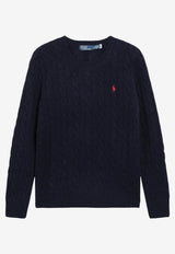 Polo Ralph Lauren Cable Knit Wool Sweater Blue 211971865003WO/R_POLOR-HN