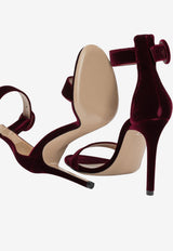 Gianvito Rossi Portofino 105 Velvet Sandals Bordeaux G6109615RICVELSYRA_5ff23ebb-a099-41d6-a298-b788e8fbf661