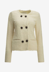 Isabel Marant Suely Double-Breasted Bouclé Blazer Off-white 26AVE0751FAD3E05I23EC_56cb2372-9be7-4901-b8e4-dcf7af26cc57