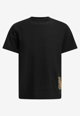 Burberry Checked Patch T-shirt Black 8132921_2b7e57cc-8b96-46ed-8413-c20de3d33572