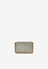Stella McCartney Falabella Faux Leather Zip Cardholder Metallic 7P0094WP0302/T_STELL-T702