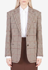 Federica Tosi Prince of Wales Check Blazer Beige 30300-308-51