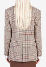 Federica Tosi Prince of Wales Check Blazer Beige 30300-308-51