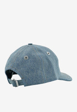 AMI PARIS Ami De Coeur Denim Baseball Cap Denim UCP264DE0139480_BLEUUSED_70231723