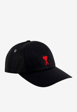 AMI PARIS Ami De Coeur Baseball Cap Black BFUCP006AW041001_NOIR_70231815