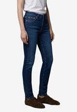 Dolce & Gabbana Logo Plaque Skinny Jeans Blue FTDNOD-G8PT6-S9001