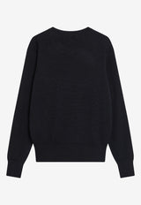 AMI PARIS Ami De Coeur Sweater Blue HKS826001/T_AMI-414