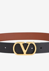 VLogo Reversible Leather Belt
